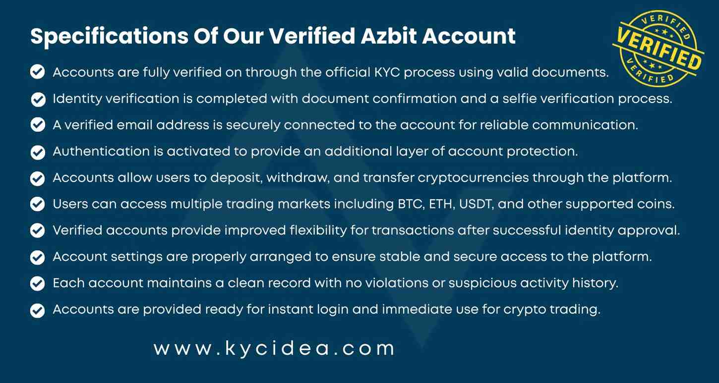 Buy Verified Azbit Accounts