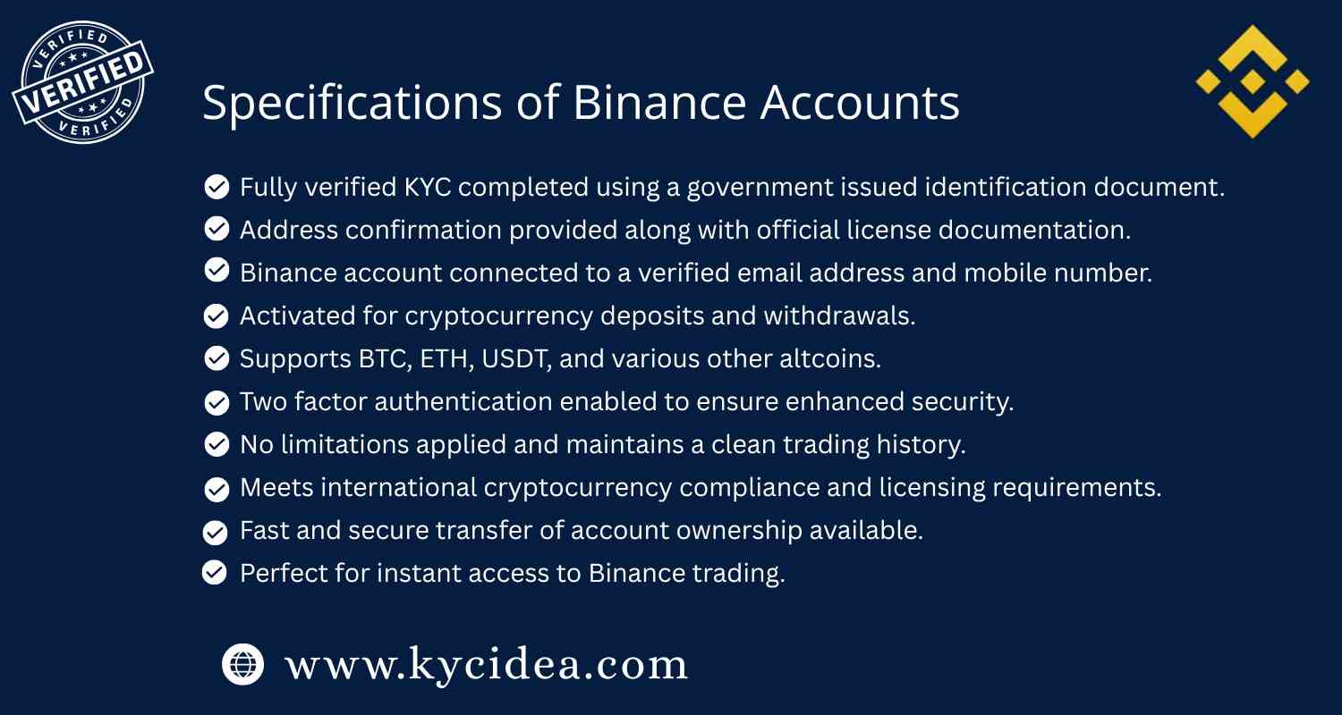 Buy Verified Binance Accounts