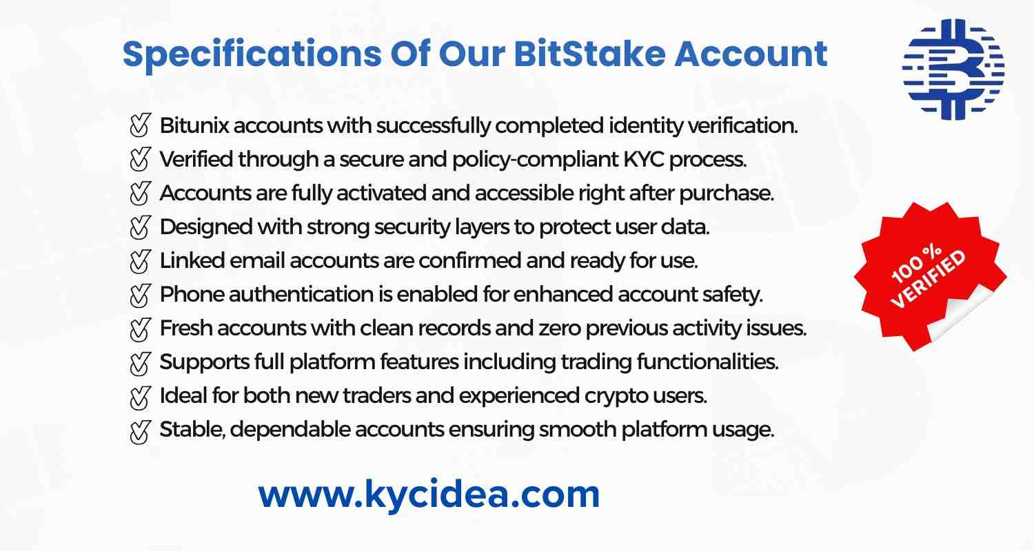 Buy Verified BitStake Accounts