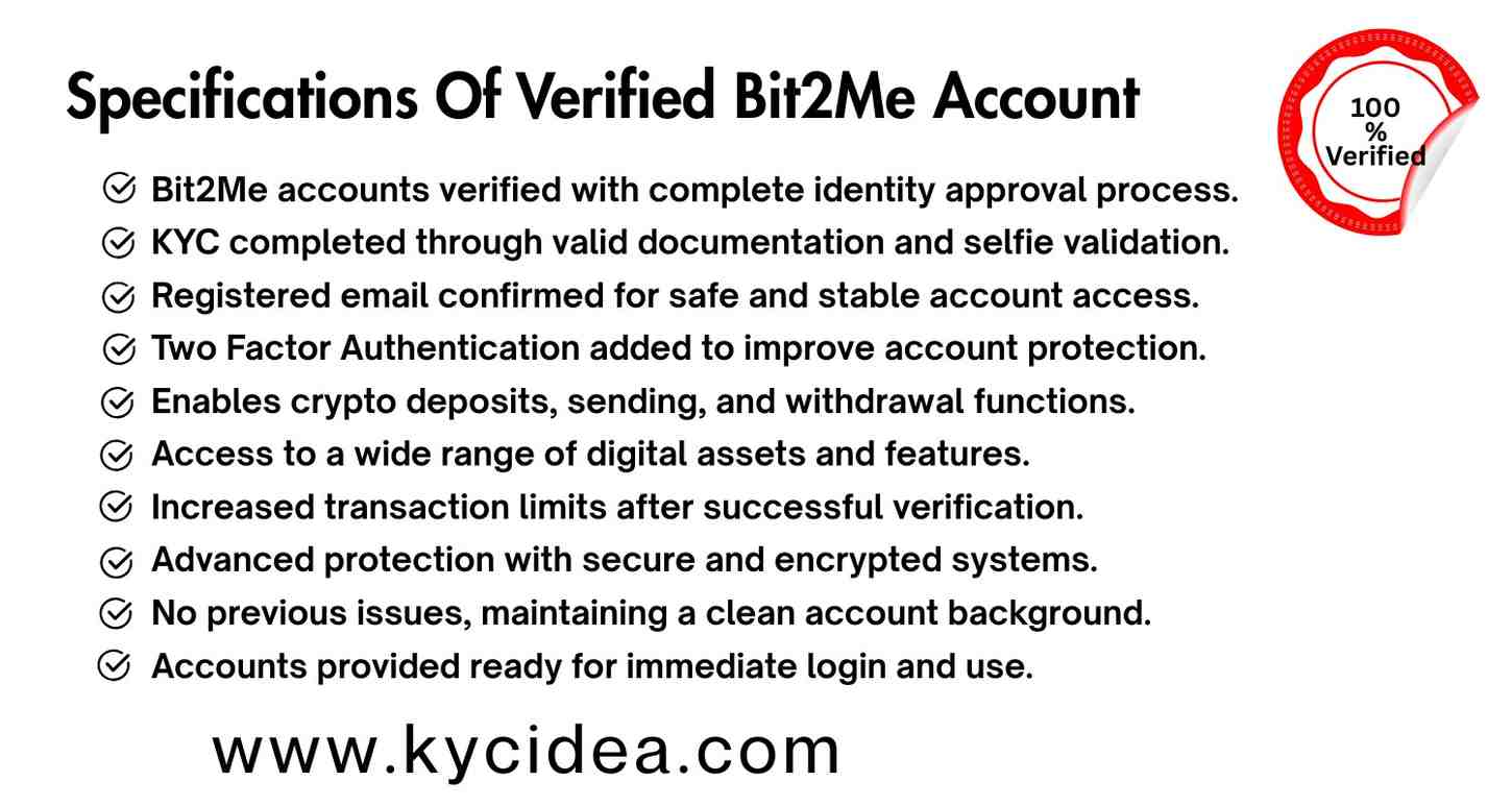 Buy Verified Bit2Me Accounts