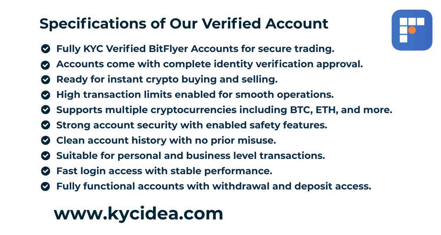 Buy Verified BitFlyer Accounts