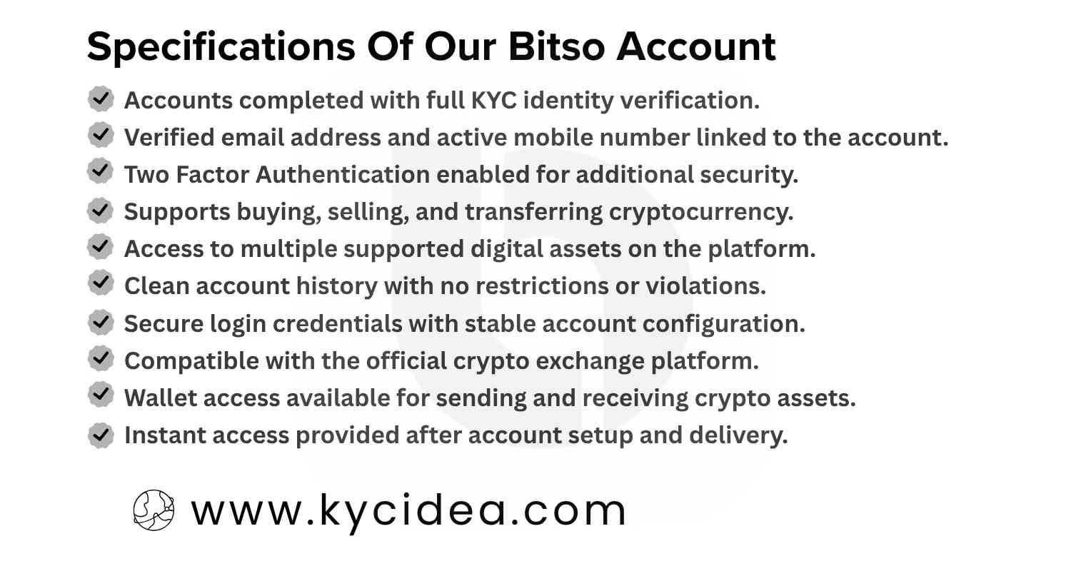 Buy Verified Bitso Accounts