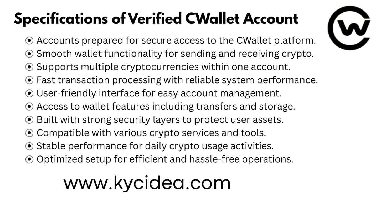 Buy Verified CWallet Accounts