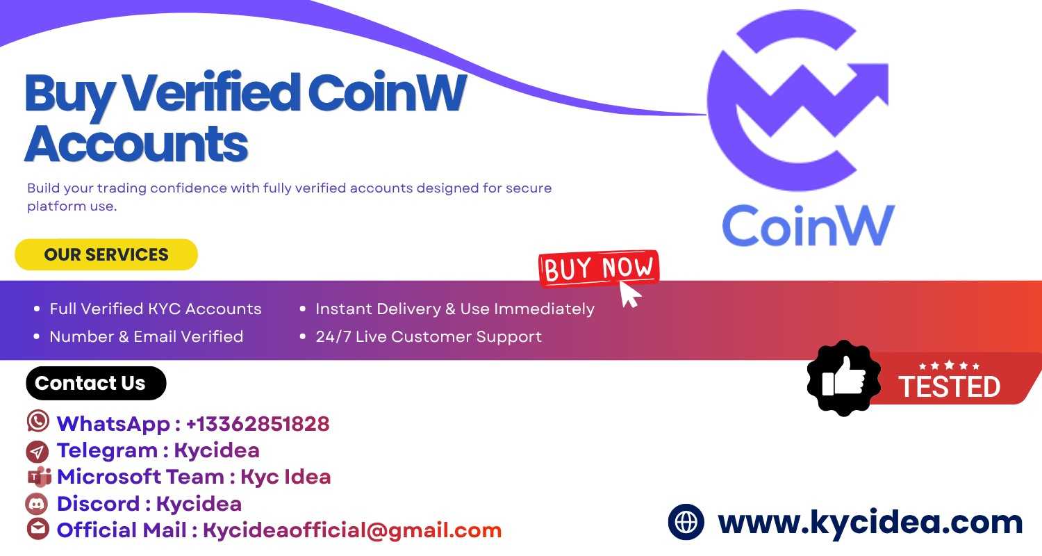 Buy Verified CoinW Accounts