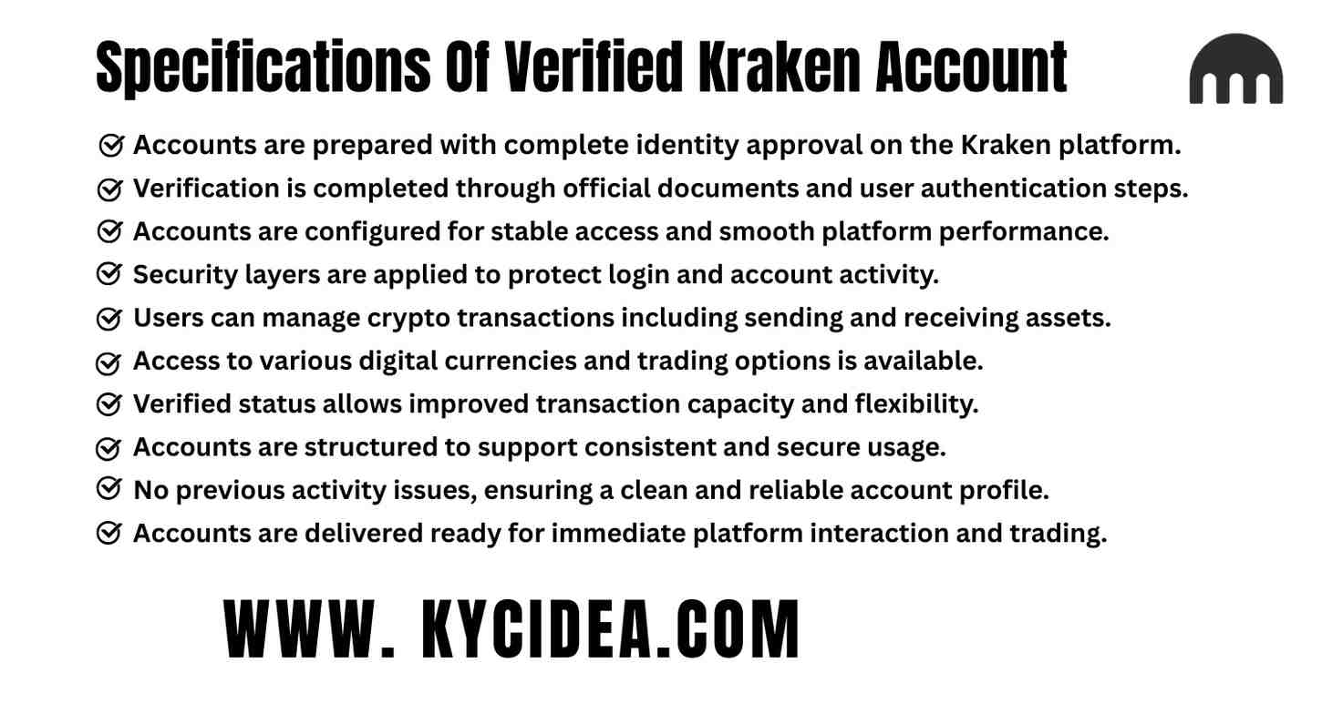 Buy Verified Kraken Accounts