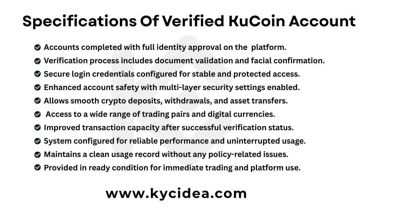 Buy Verified KuCoin Accounts