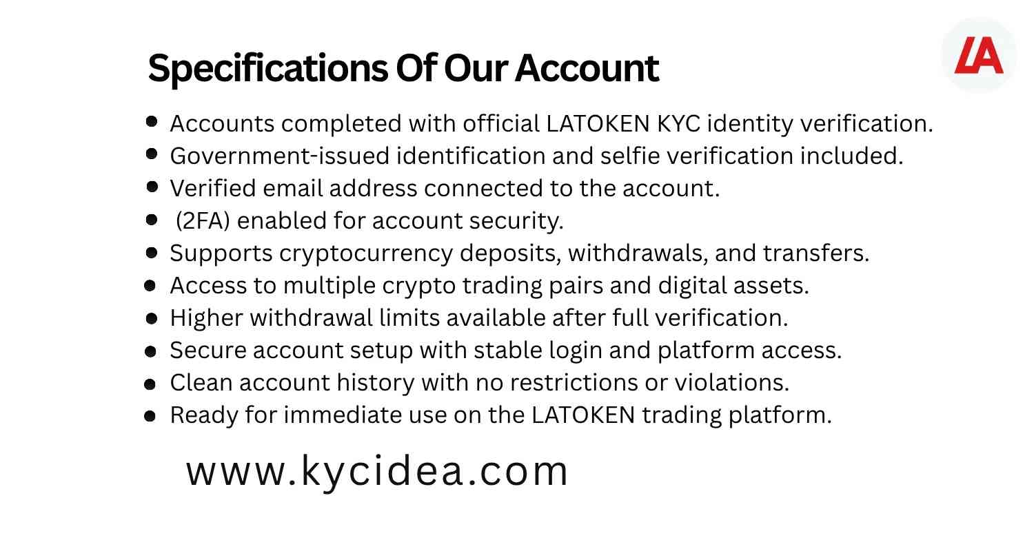 Buy Verified LATOKEN Accounts