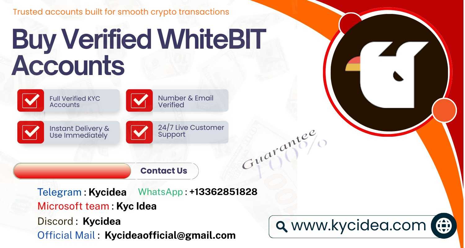 Buy Verified WhiteBIT Accounts