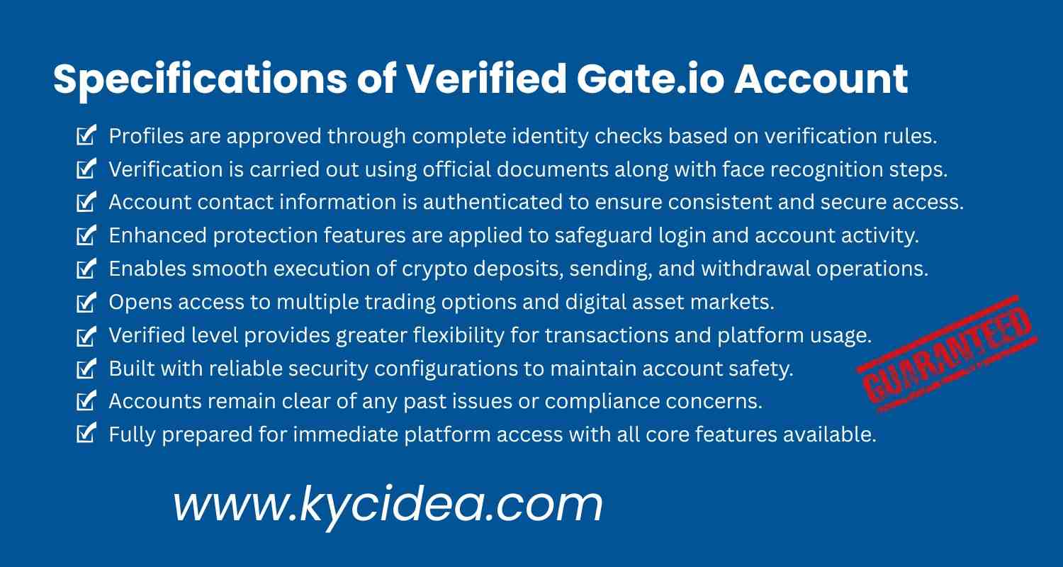 Buy Verified Gate.io Accounts