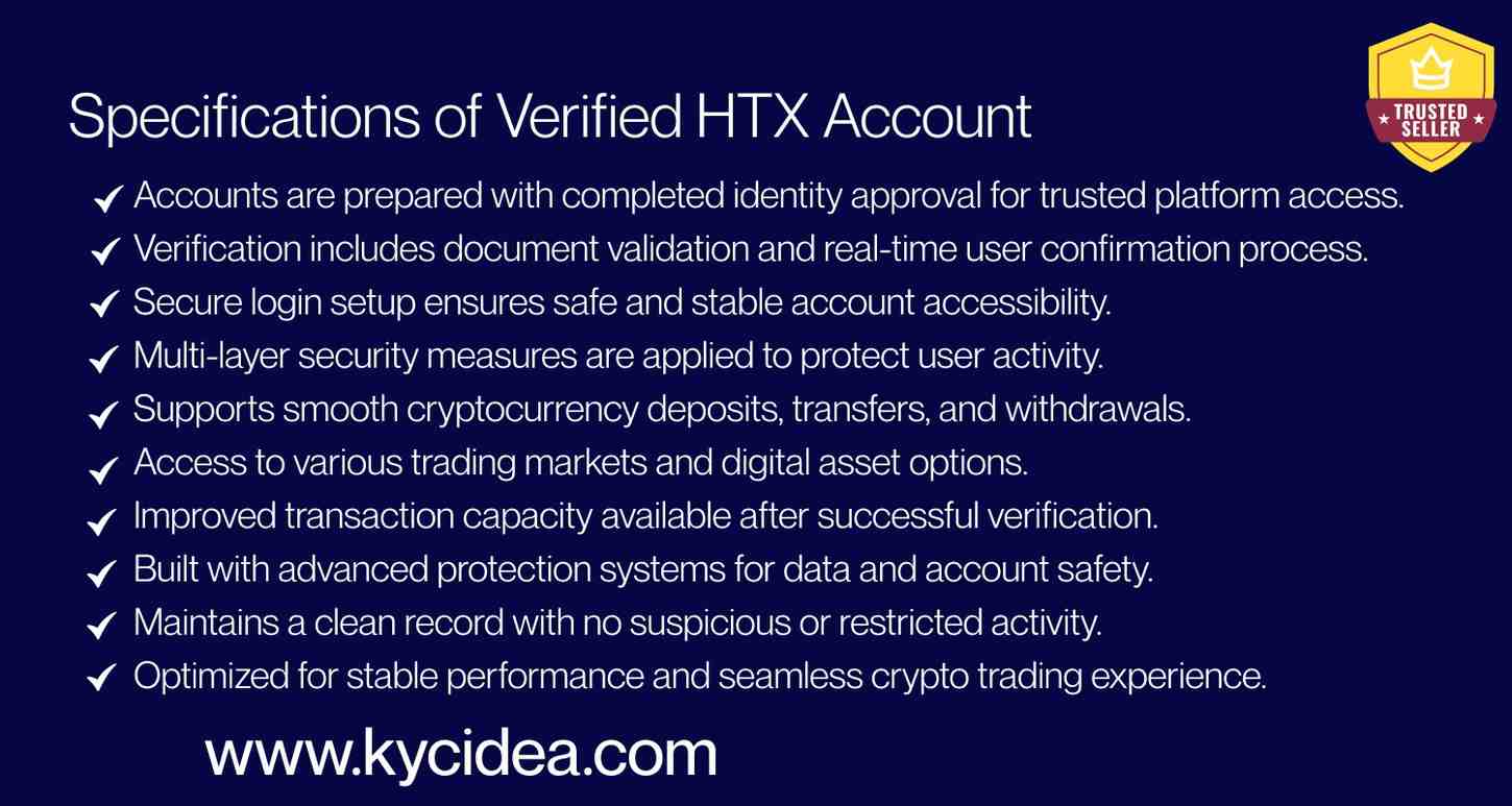 Buy Verified HTX Accounts